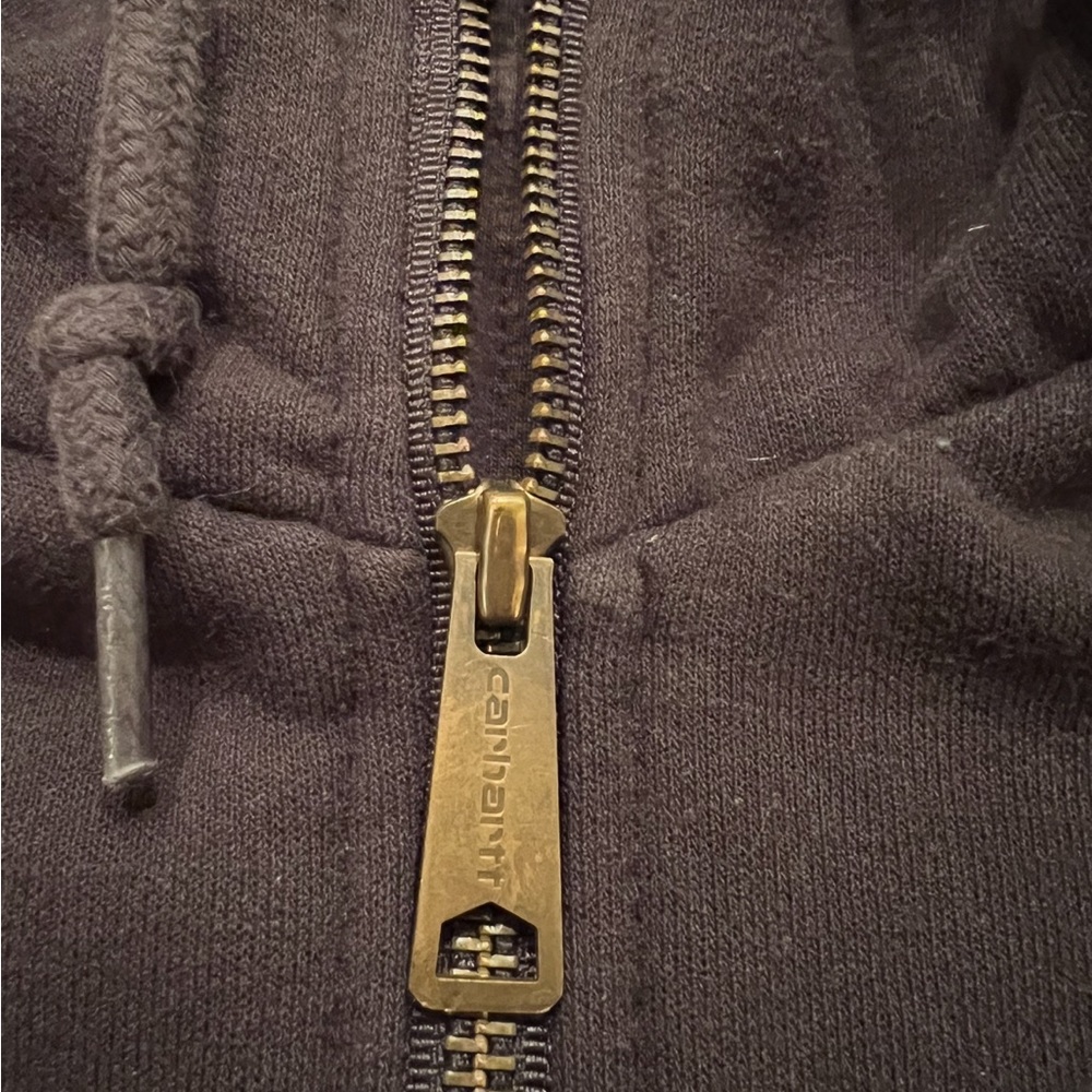 Men’s Black Carhartt Zip-up Fleece Jacket - Picture 4 of 4